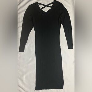 Ribbed Knit Sweater Dress